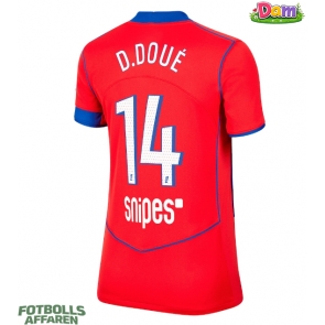 Paris Saint-Germain Desire Doue #14 Tredje Tröja Kvinnor 2025-26 Kortärmad